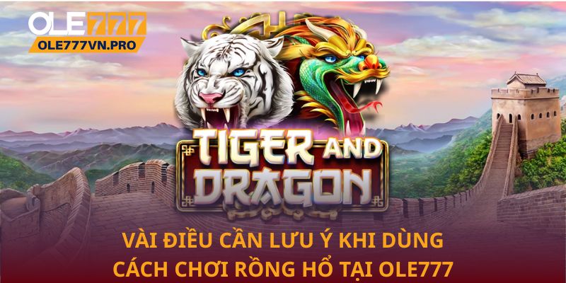 Hướng Dẫn Chi Tiết Cách Chơi Rồng Hổ Tại Ole777 Hiệu Quả 3 Vài điều cần lưu ý khi dùng cách chơi rồng hổ tại Ole777